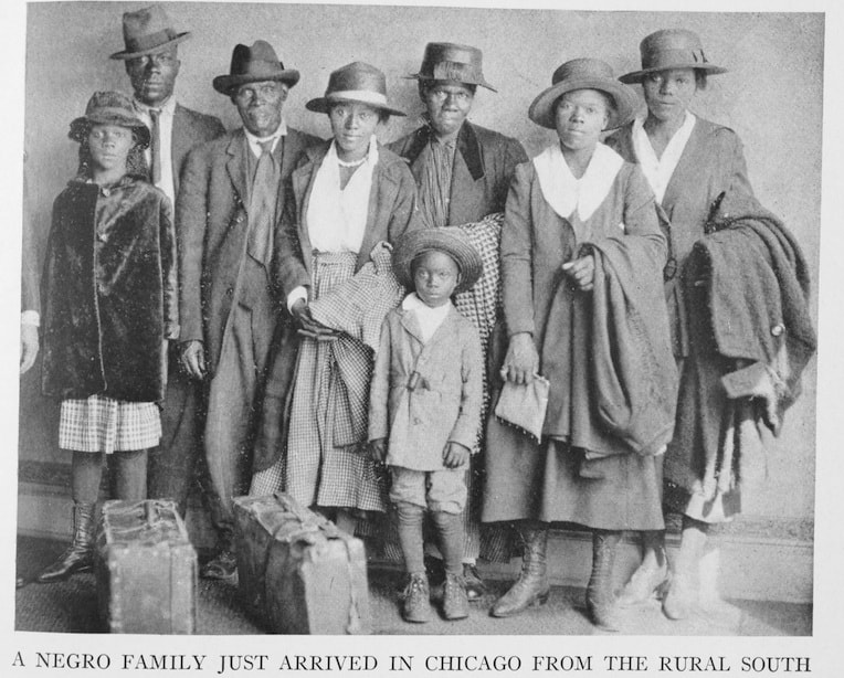 Bronzeville Neighborhood Great Migration Chicago Negro Family
