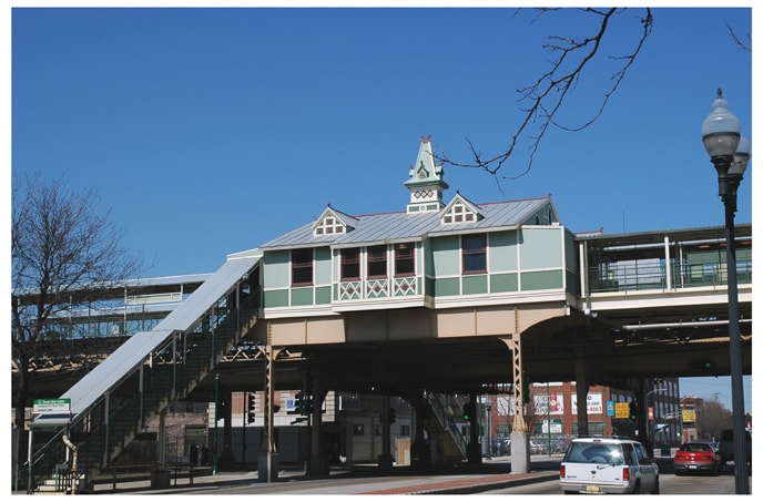 oldest 'L' stations Ashland Green pink line