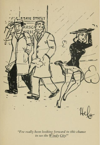 Chicago-Hugh-Hefner-Illustration Chicago Sex History Playboy Hugh Hefner in Chicago