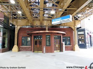 oldest 'L' stations Damen Blue Line