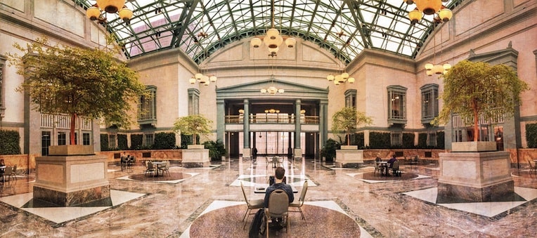 Harold Washington Library Winter Garden winter things to do in the loop