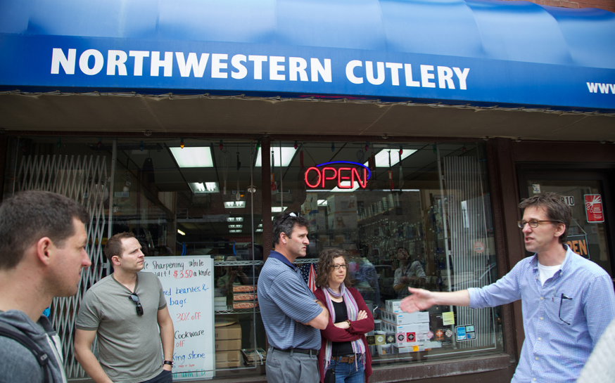 tour-chicago-northwestern-cutler Northwestern Cutlery Fulton Market tour