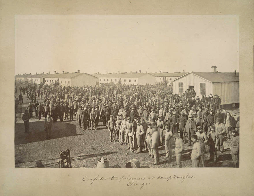 confederate prisoners camp douglas military history in chicago
